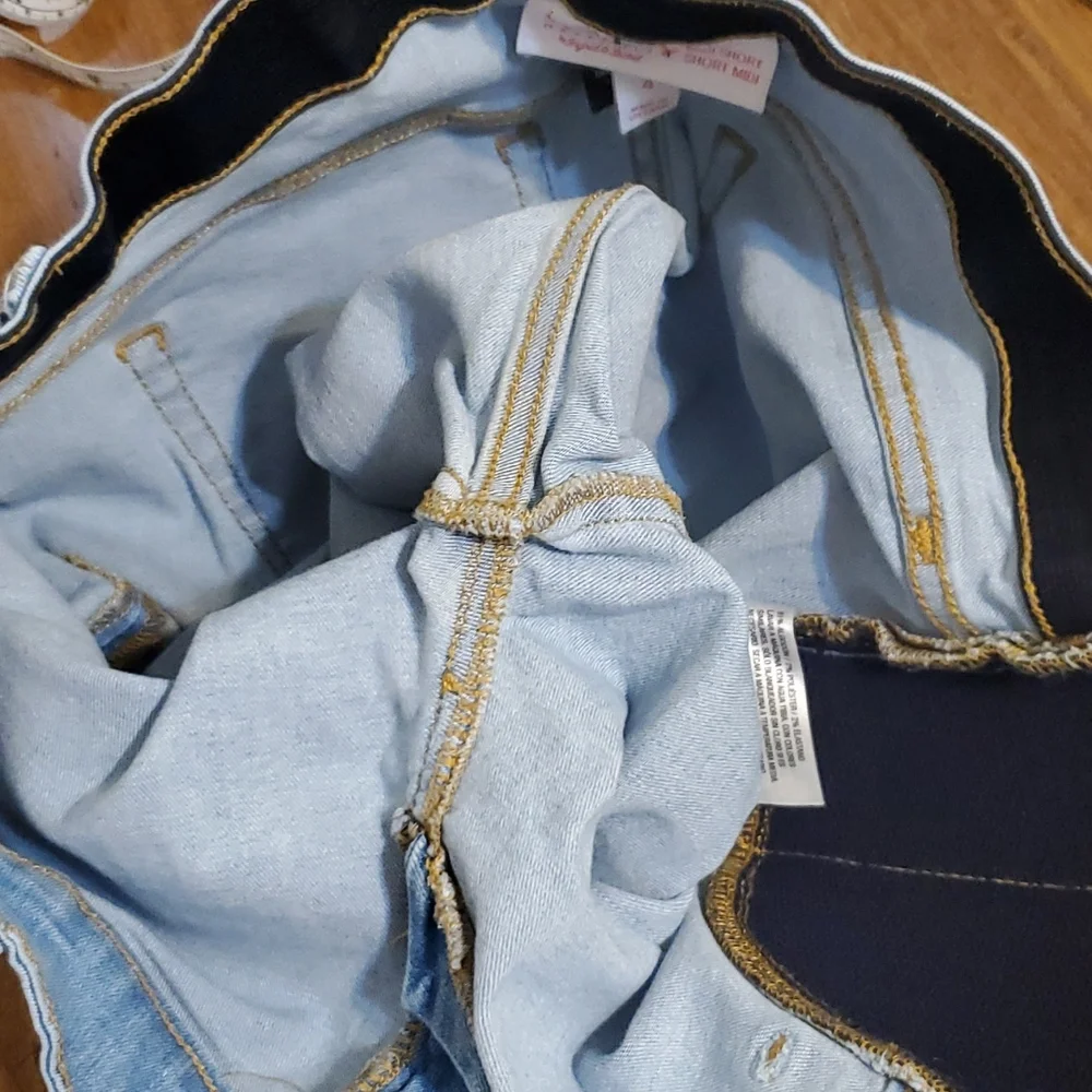 Isabel Denim Maternity Shorts